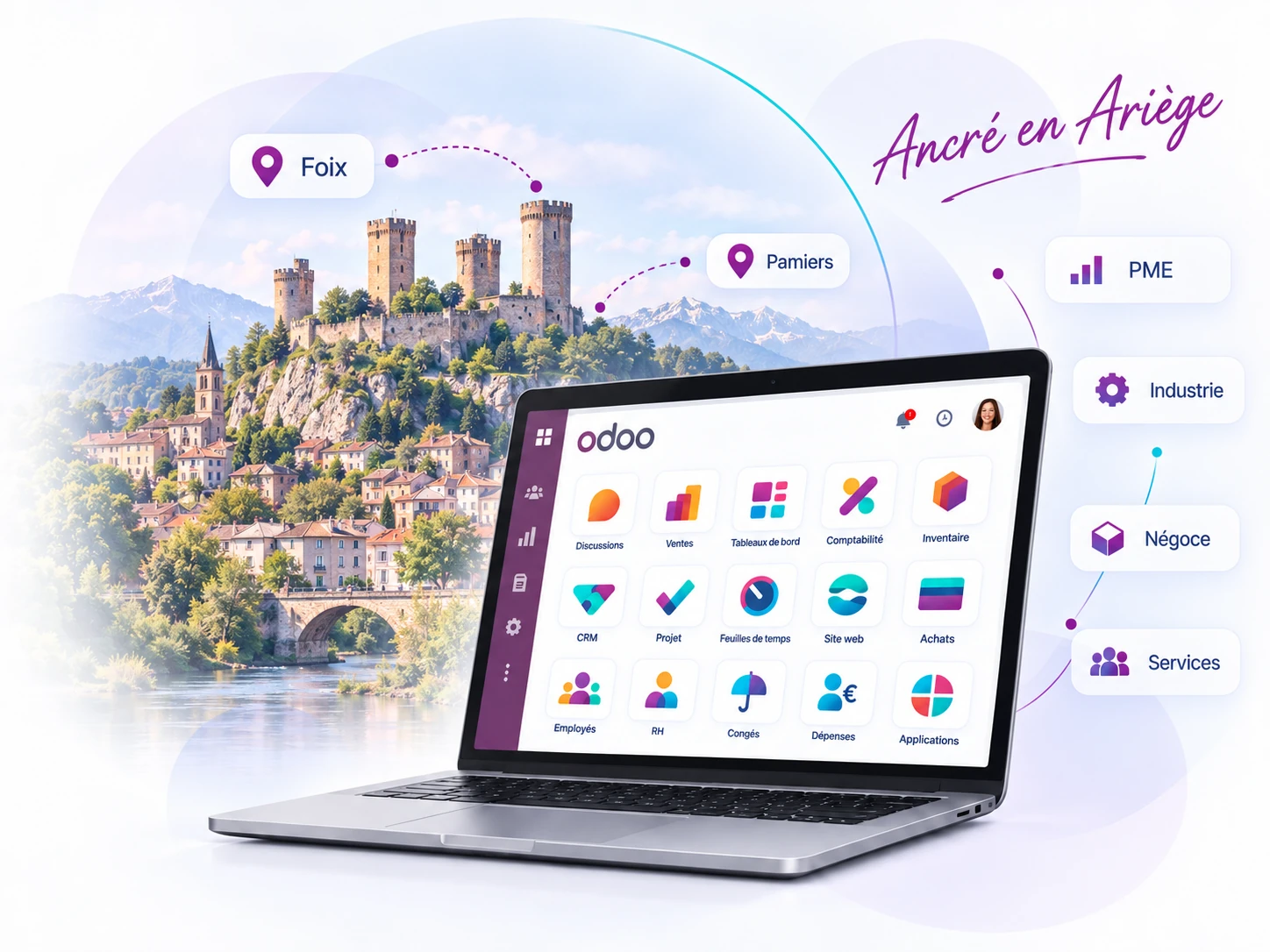 Visuel d’en-tête Odoo pour Ariège