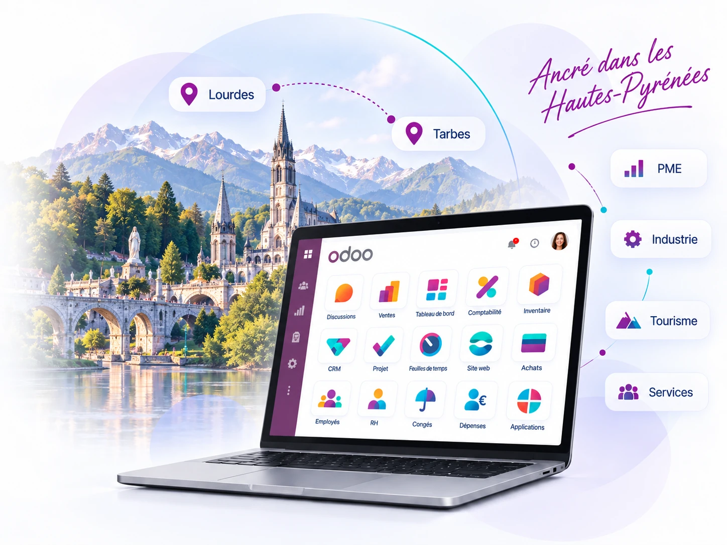 Visuel d’en-tête Odoo pour Hautes-Pyrénées