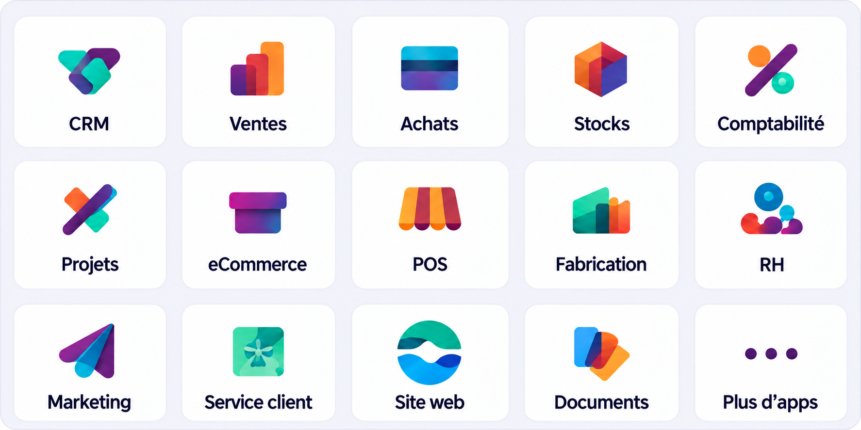 Exemples d'applications Odoo